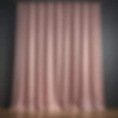 Minimalistic Blackout Curtain in Soft Pastel Shade