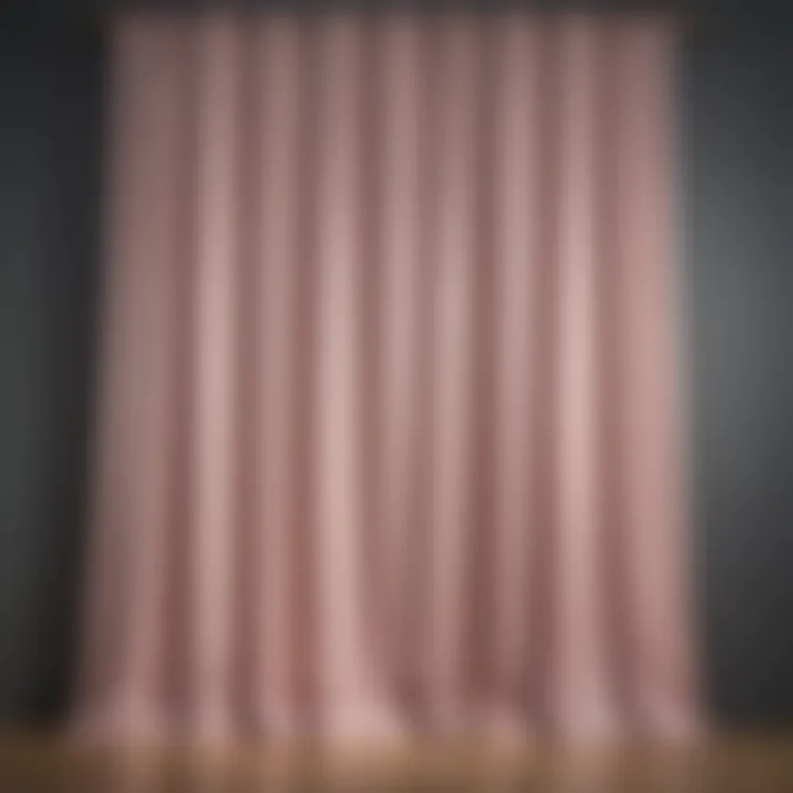 Minimalistic Blackout Curtain in Soft Pastel Shade