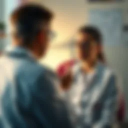 Psychiatrist conducting an assessment for ADHD