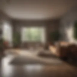 A serene home environment promoting relaxation and recovery