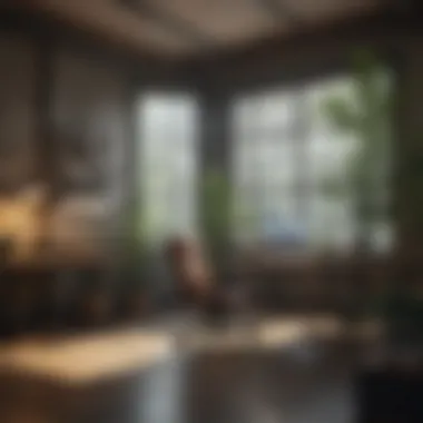 Creating an Environment for Optimal Focus A serene workspace designed for enhanced concentration