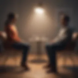 Symbolic representation of communication in therapy