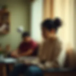 Visual representation of mental health impact on daily life