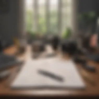 Utilizing Tools to Enhance Focus A planner and productivity tools laid out on a desk