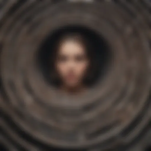 Illustration depicting the labyrinth of insecurity