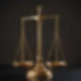 Scales of Justice symbolizing legal balance