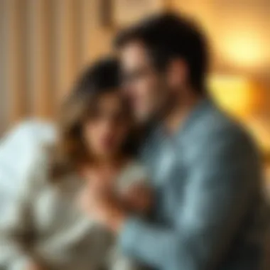 Couple sharing a comforting moment