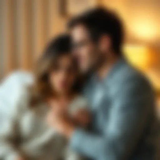 Couple sharing a comforting moment