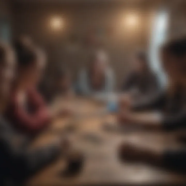 Community support group in action