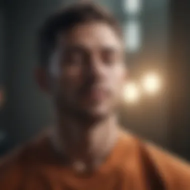 Achieving Mental Clarity Visual representation of mental clarity through meditation
