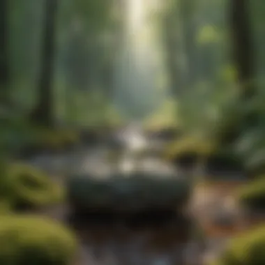 Nature's Influence on Mindfulness Calming nature scene to inspire mindfulness