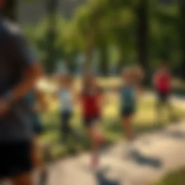 Physical Activity as a Catalyst for Positivity Engaging in physical activity, showcasing movement and vitality.