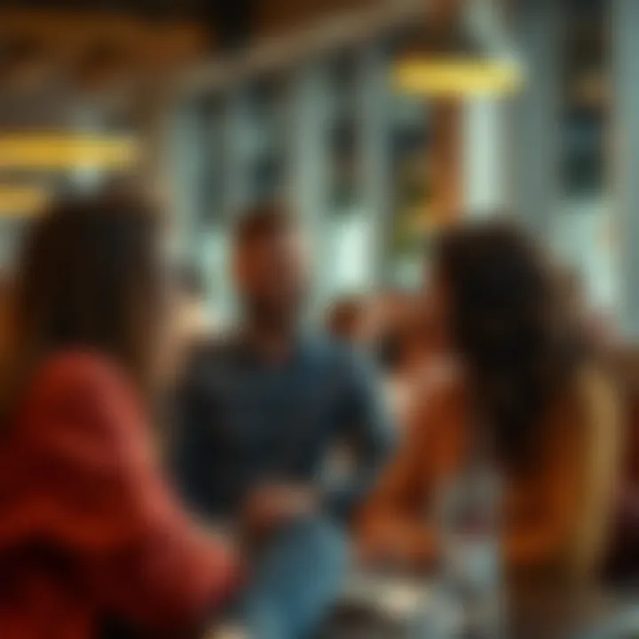 Strengthening Bonds through Social Interaction A group of friends enjoying a meaningful conversation.