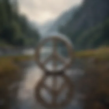 Symbol of Tranquility A serene landscape symbolizing tranquility and peace of mind.