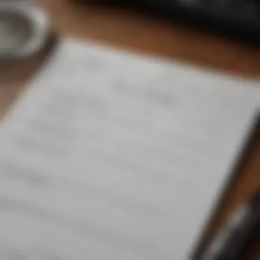 Key Questions for Depression Assessment A notepad filled with key questions for depression assessment.