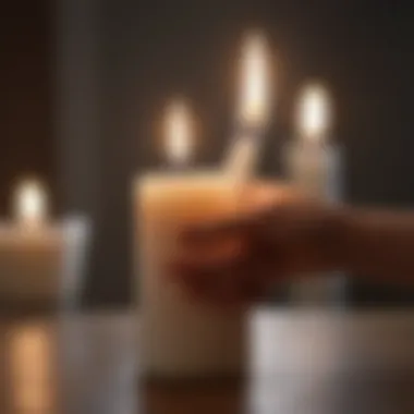 Candle flame symbolizing intimacy and closeness in relationships