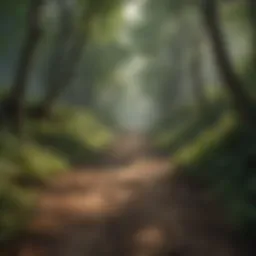 A serene landscape depicting a path leading through a tranquil forest, symbolizing the journey toward mental wellness.