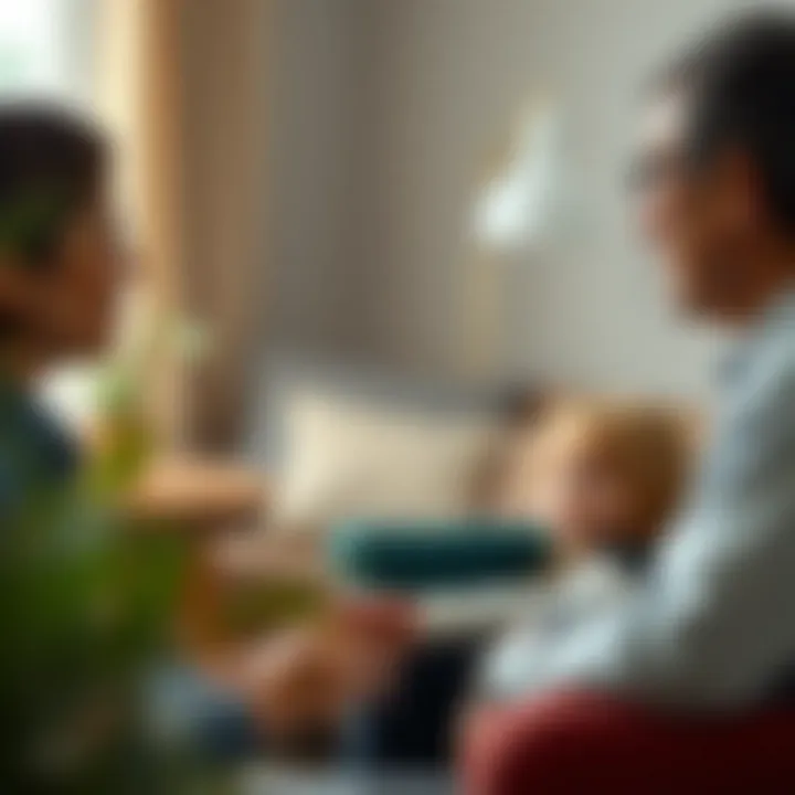 Open Dialogue A supportive conversation between a parent and their adult child.