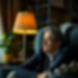 A thoughtful parent reflecting on their adult child's journey with ADHD.