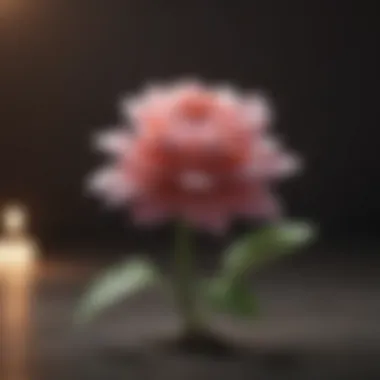 Emerging Stronger: Personal Growth After Heartbreak A blooming flower representing personal growth