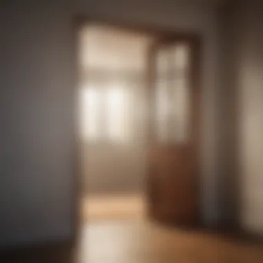 An open door symbolizing new beginnings and transformation