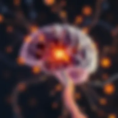 Understanding the Mind's Journey Abstract representation of the brain with neural connections