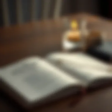 Defining Your Needs An open notebook with notes on personal needs and goals