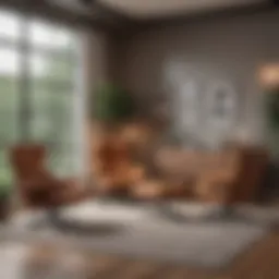 A serene therapist's office with a comfortable chair and soft lighting, inviting open conversations.
