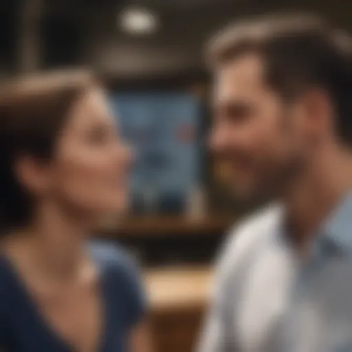 A couple engaged in a deep conversation, illustrating the importance of communication in marriage.