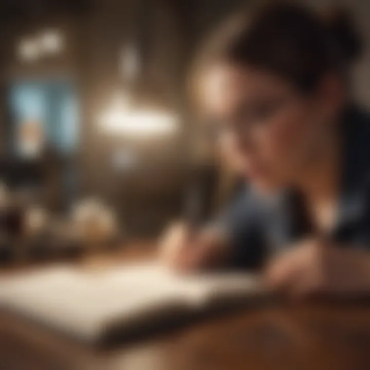 A journal and pen, illustrating self-reflection and personal growth