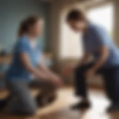 Holistic Healing in Occupational Therapy Occupational therapist working with patient on rehabilitation exercises