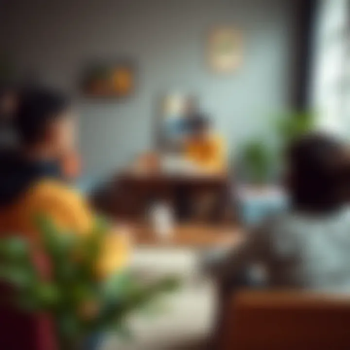Conceptual image of a supportive environment for conflict resolution