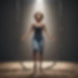 Conceptual illustration of breaking free from chains of helplessness