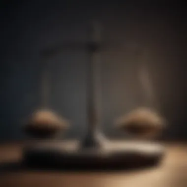 Striving for Equilibrium Balance scale tipping towards sleep symbolizing mental health imbalance
