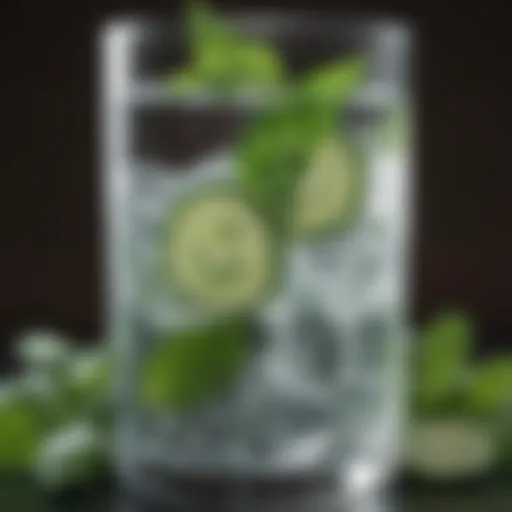 Refreshing Cucumber Mint Infused Water