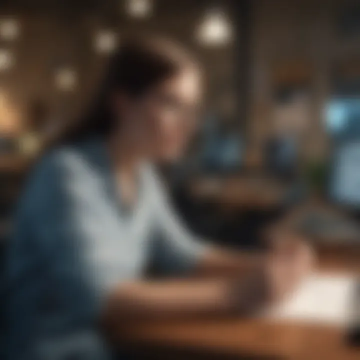 Online psychology learning environment