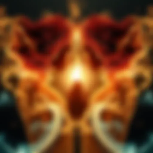 Symbolic representation of twin flames merging energy