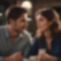 Couple engaging in a heartfelt conversation, illustrating effective communication