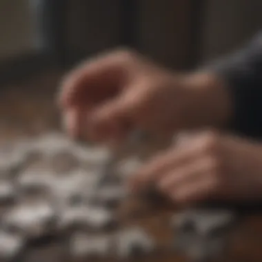 The Complex Puzzle of Past Relationships A puzzle symbolizing the complexity of relationships