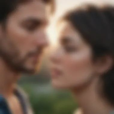 The Emotional Landscape of Rekindling Love A serene landscape representing emotional reflection