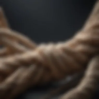 Sense of Confinement Illustration of tangled ropes symbolizing feeling trapped