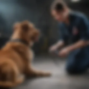 Training for Effective Support A training session for a service animal and its handler