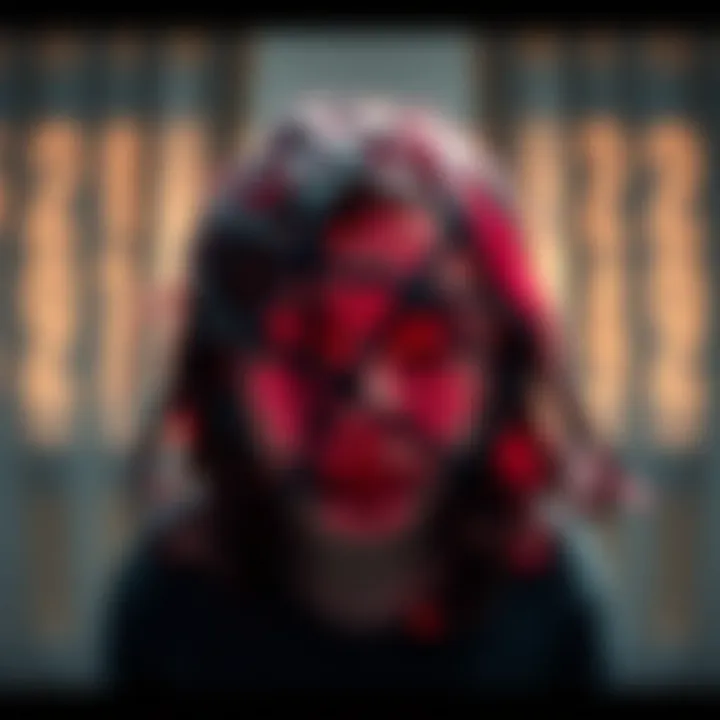 Understanding Anxiety Symptoms A visual representation of anxiety symptoms in abstract form