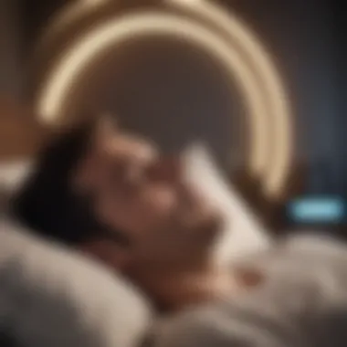 Tech-Infused Serenity Digital technology enhancing sleep experience