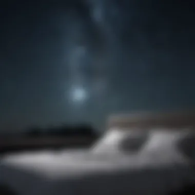 Soothing Night Sky Calm night sky with moon and stars