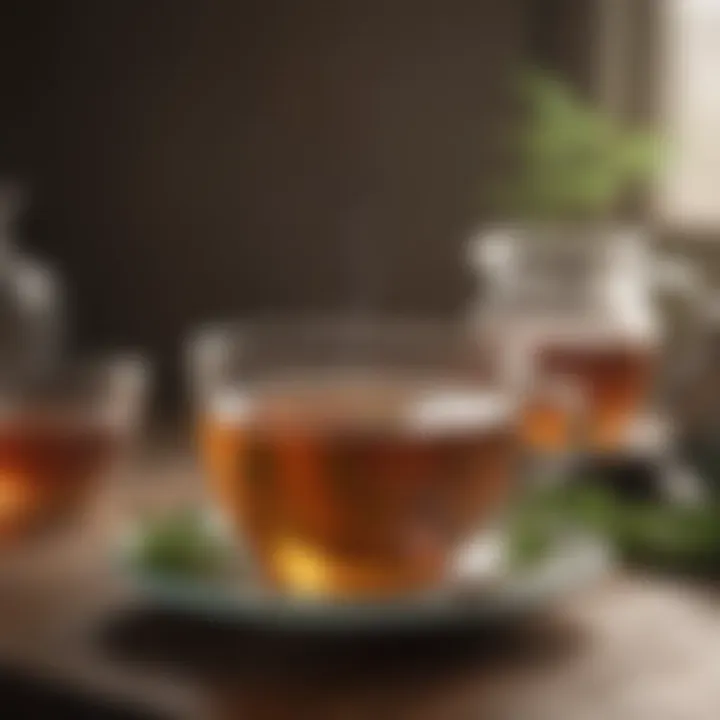 Herbal teas for relaxation and soothing effects