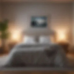 Tranquil bedroom environment promoting restful sleep