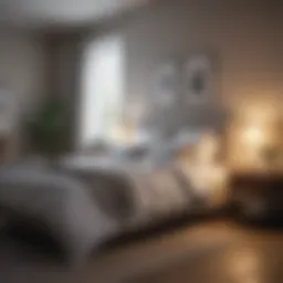 A serene bedroom environment promoting quality sleep