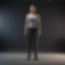 A person standing confidently with an open posture