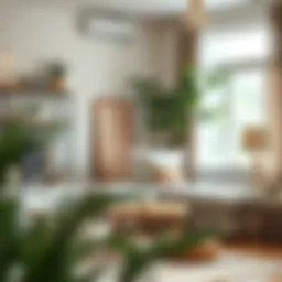 A serene environment with calming colors and natural elements.